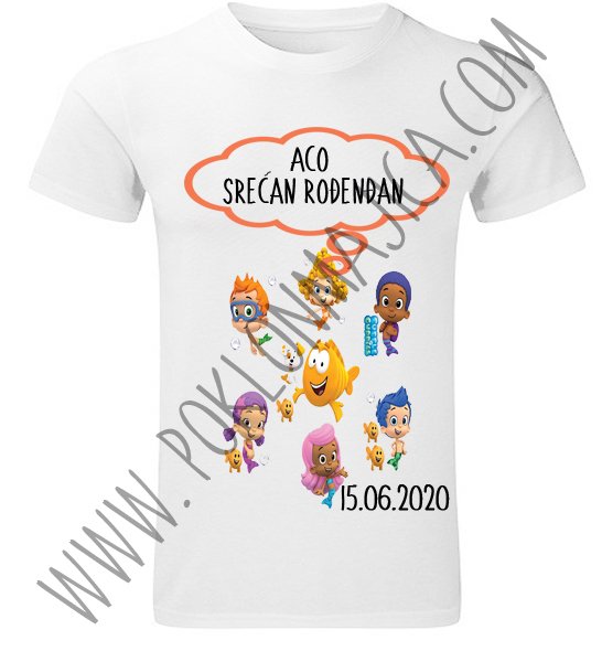 Poklon za rodjendan  deca/Majice sa stampom za decu/bubble guppies.jpg